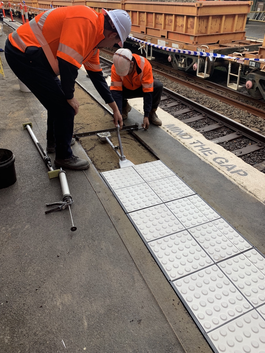 Sydney Trains Tactile Installation