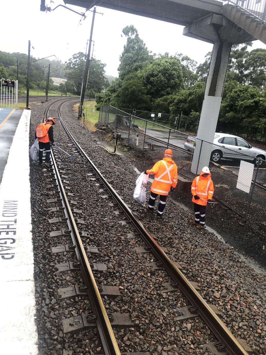 Sydney Trains Track Clean