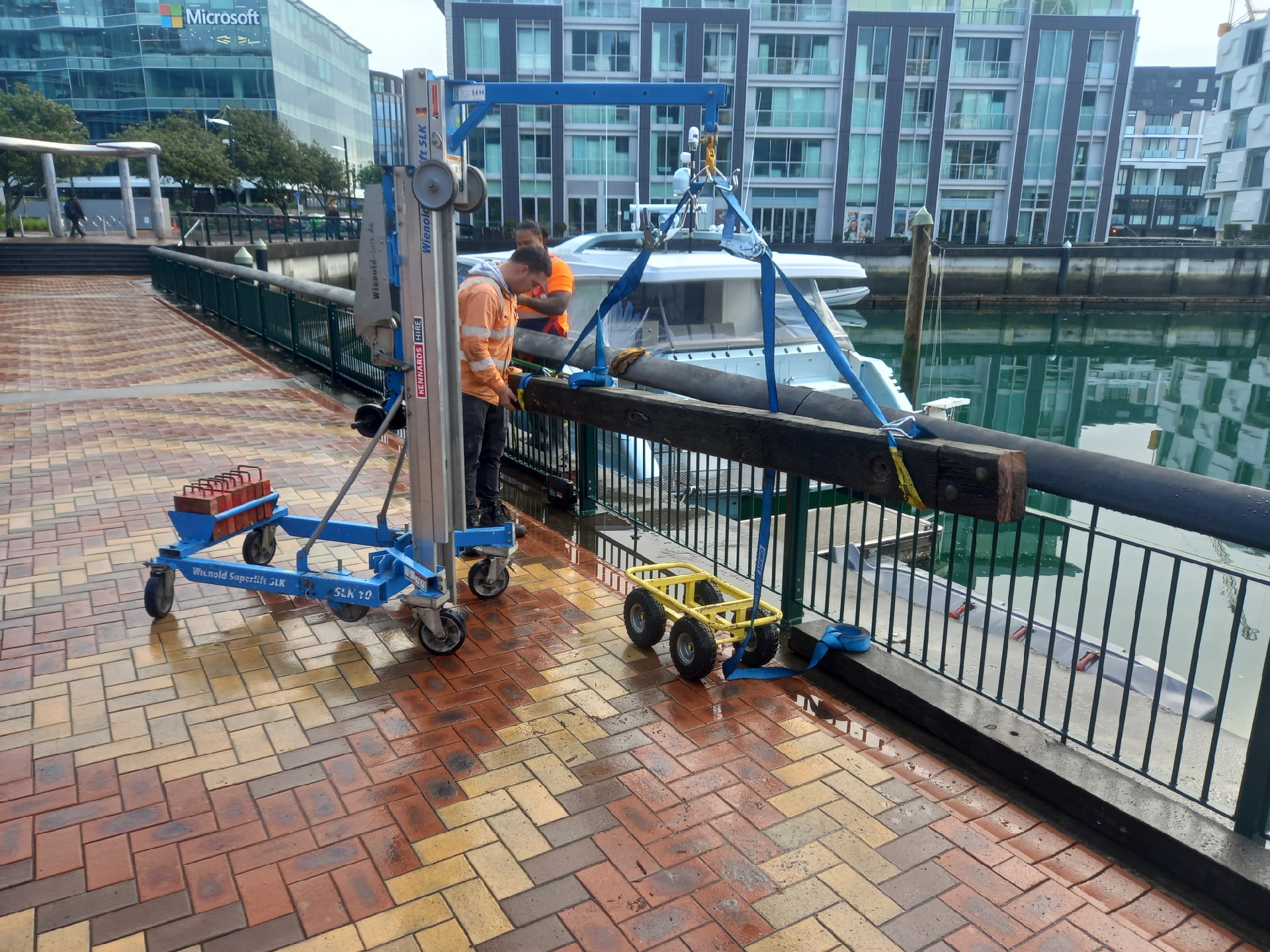 Wheel Stop Removal on Auckland Viaduct